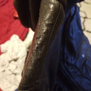 Authentic Obey Leather Jacket👀🖤